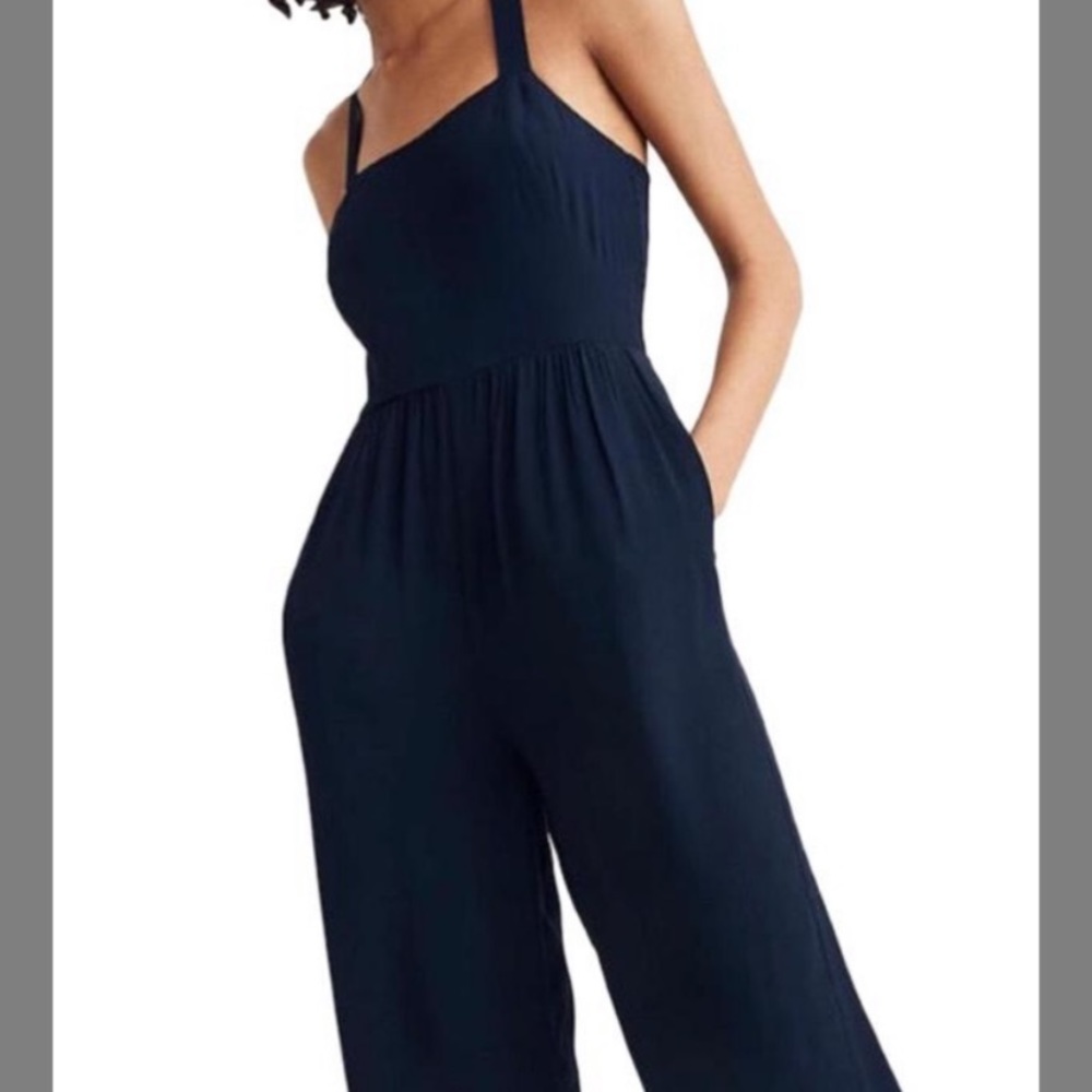 Madewell Cropped Wide Leg Jumpsuit